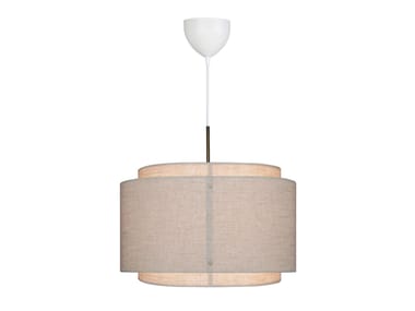 Lampada a sospensione dimmerabile in lino TAKAI DFTP