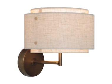 Lampada da parete in lino TAKAI DFTP