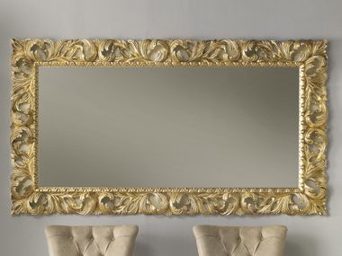 Specchio rettangolare con cornice da parete DIAMANTE CASA +39