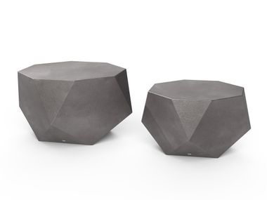 Fiberglass central coffee table DIAMOND GANSK