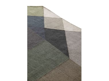 DIAMOND GREEN-GREY Rug By GAN