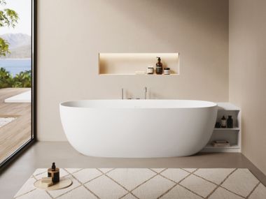 Hydromassage-Badewanne aus Aquatek ELLISSE PLUS DISENIA