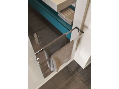 HELIOS Wall-mounted glass panel radiator By DISENIA