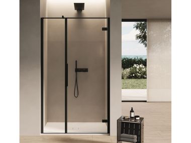 Niche shower cabin with hinged door INES 1 DISENIA
