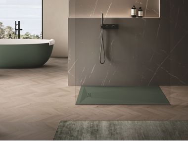 Rectangular Technogel® shower tray TWENTY DISENIA
