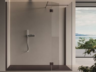 Corner Walk in shower with hinged door WALK-IN 4 DISENIA