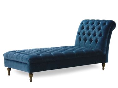 Dormeuse capitonné in velour DIVANO ORIGINS Crearte Collections