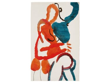 Tappeto rettangolare in polipropilene su misura THE KISS DIZA