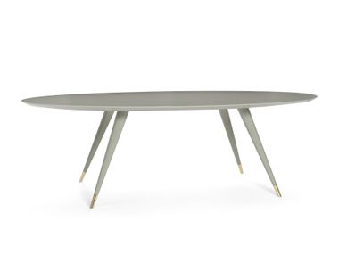 Oval dining table ANDREA LEGGERO DINNER DOM Edizioni