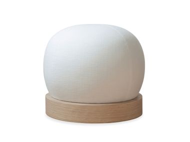 Pouf rotondo in tessuto BON BON DOM Edizioni