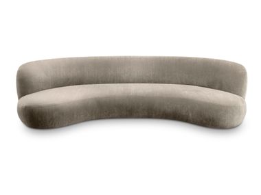 Curved fabric sofa JERRY DOM Edizioni