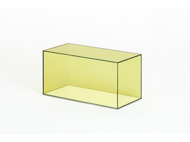 DONALD Low crystal coffee table By Glas Italia