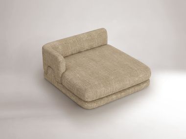 Modulares Ecksofa aus Stoff MOSAICO LARGER CHAISE LONGUE Dooq Details