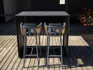 High garden stool with back DREAM DRIGANI