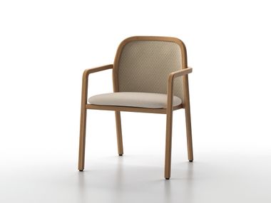 Teak garden chair with armrests NARA DRIGANI