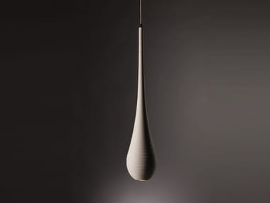 Lampada a sospensione fatta a mano DROP 68 RIBBED Bloomboom