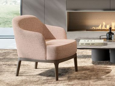 Fabric armchair with armrests GULP LOUNGE Dall'Agnese