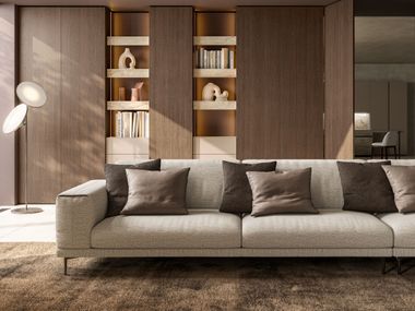 Sofá modular de tela POLDO Dall'Agnese
