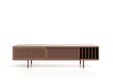TV-Lowboard aus Holz mit Schiebetüren CLEARNESS Dash Casa