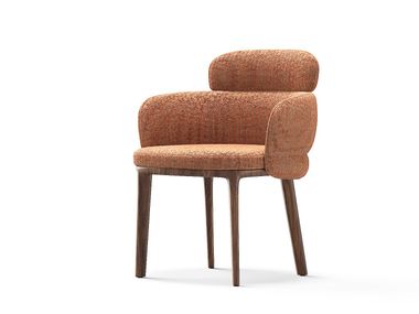 Silla tapizada de tela con brazos DIE LAN Dash Casa