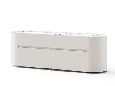 Wooden sideboard with marble top DIE LAN Dash Casa