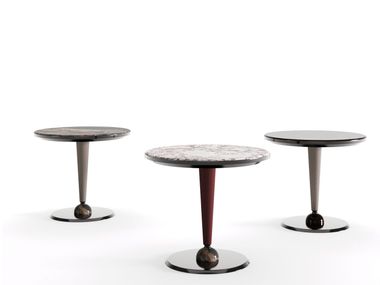 Mesa de centro redonda alta de mármore GOLF THEMED Dash Casa