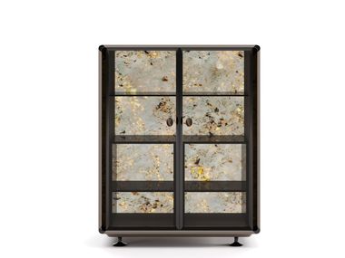 Wood and glass display cabinet GOLF THEMED Dash Casa