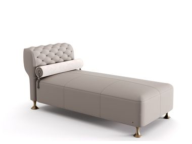 Dormeuse capitonné imbottita in pelle GOLF THEMED Dash Casa