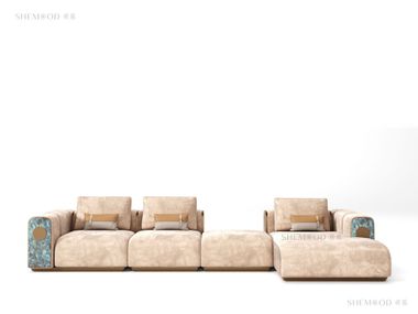 Sofá modular de pele HESTIA'S ODE Dash Casa