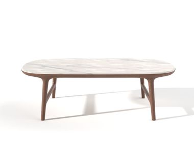 Mesa de centro baixa de mármore ROUND Dash Casa
