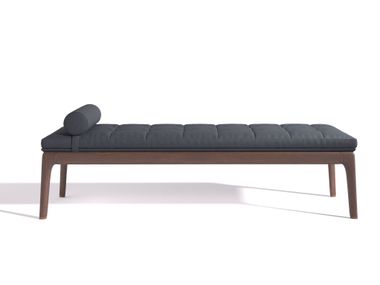 Upholstered leather day bed with headrest RU DIAN Dash Casa