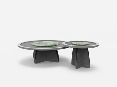 Mesa de centro redonda para sala de estar SPIRIT AND TRANQUILITY Dash Casa