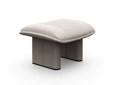Upholstered leather stool SPIRIT AND TRANQUILITY Dash Casa
