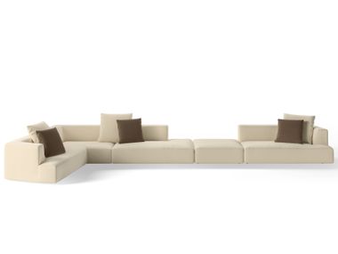 Modulares Sofa aus Stoff ALBERESE URBAN De Padova