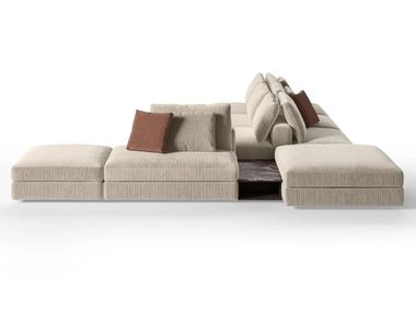 Sofa aus Stoff mit abnehmbarem Bezug MOSAÏQUE TWO De Padova