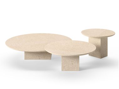 Round stone coffee table NESIDA De Padova