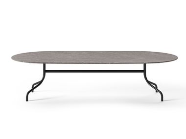 Ovaler Tisch aus Marmor SHINE 26 De Padova