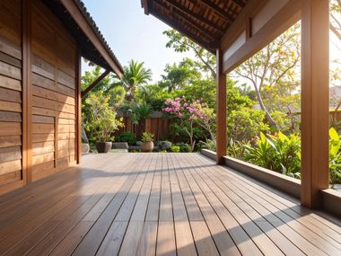 Tropical wood Decking TATAJUBA Déco