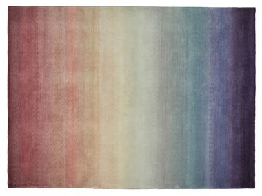 Handmade custom wool and silk rug PLUMBERRY Deirdre Dyson