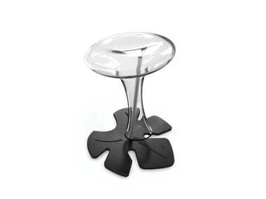 Supporto per decanter in HPL ed alluminio FOGLIA Della Marta