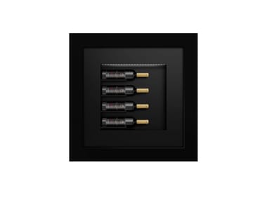 Cantinetta vino refrigerata con fissaggio a parete e illuminazione integrata QUADRO VINO N. 40 Della Marta