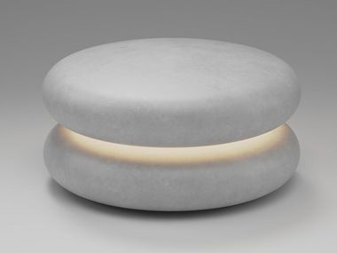 LED cement floor lamp with dimmer CAMI Deltalight