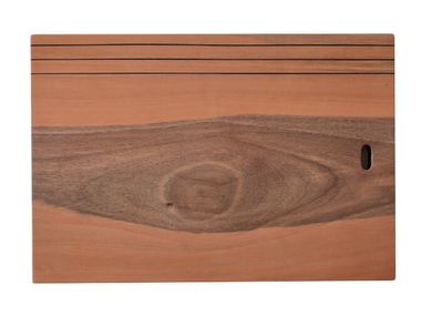 Rectangular walnut chopping board LINEAR Deodara