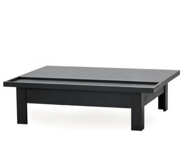 Rectangular coffee table for living room with storage space HANDY Devina Nais