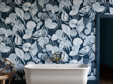Papel de parede em vinil / em fibra de vidro COQUILLAGE Devon&Devon