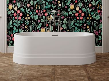 Freestanding White Tec Plus bathtub DIVA WHITE Devon&Devon