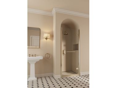 Niche shower cabin with hinged door SAVOY V Devon&Devon