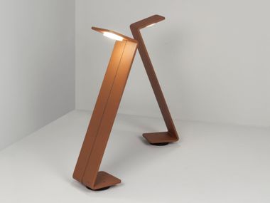 LED aluminium bollard light BENT ZZZ Dexter Lighting