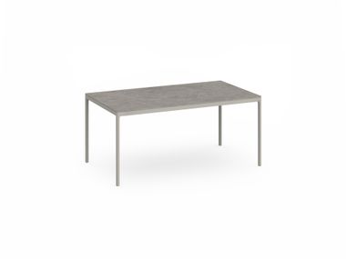 Mesa de jardim retangular de alumínio HAVEN Diabla