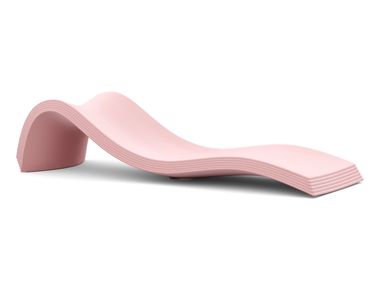 Polyethylene sun lounger JUNI Diabla